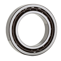 High Speed, Single Hybrid Angular Contact Ball Bearing, High Precision