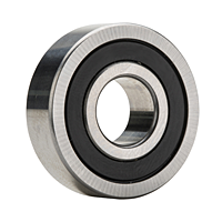 Sealed Angular Contact Ball Bearing - Contact Angle 25°, Standard Precision