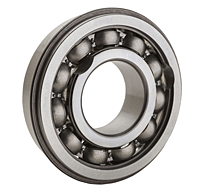 Single Row Radial Ball Bearing - Open Type w/ Snap Ring, Series BL