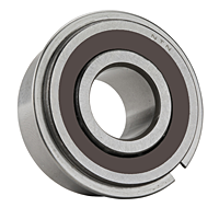 Double Row Angular Contact Ball Bearing - Double Sealed w/ Snap Ring