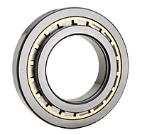 Cylindrical Roller Bearing w/ One Lip Inner Ring w/ Outer Ring & Roller Assembly, Separate Thrust Collar- NH Series