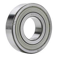Single Row Radial Ball Bearing - Double Sealed Trashguard Seal