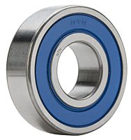 Single Row Radial Ball Bearing - Double Sealed (Light Contact Rubber Seal)