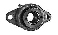 2-Bolt Flange CLFT 200 Silver Series (CLFT204-20MM)