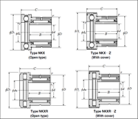 Complex Bearing w/ Inner Ring - Dimensions 1