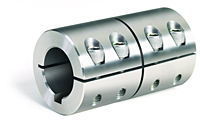 One-Piece, Clamping Couplings - ISCC-Series, Stainless Steel, KW