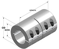 One-Piece Clamping Coupling