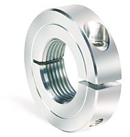 One-Piece Threaded Clamping Collar Recessed Screw TC-Series, Stainless Steel