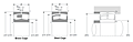 Spherical Roller Bearing w/ Standard Bore & Oil Groove, 222 Series - Dimensions