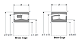 Spherical Roller Bearings w/ Tapered Bore - Dimensions