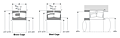 Spherical Roller Bearing w/ Standard Bore & Oil Groove, 240 Series - Dimensions