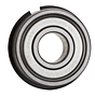Single Row Radial Ball Bearing - Double Shielded w/ Snap Ring