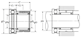 Needle Roller Bearing with Thrust Ball Bearing - Open Type - Dimensions