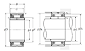 Machined-Ring Needle Roller Bearing w/ Inner Ring - NA49 Series, Double Sealed - Dimensions