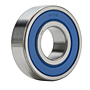 Single Row Radial Ball Bearing - Single Sealed (Light Contact Rubber Seal)