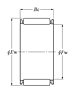 Needle Roller and Cage Assembly - Dimensions