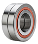 Duplex Angular Contact Thrust Ball Bearing for Ball Screws - Face to Face Arrangement, Double Sealed, One Row Bears Axial Load