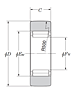 Roller Follower Yoke Type Track Roller Bearing w/o Inner Ring - Spherical O.D. - Dimensions