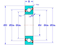 Ball Screw Support Bearings - Two Contact Seals (2LR)