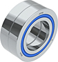 Duplex Pair Ball Screw Support Bearings with Contact Seals in Face-to-Face Arrangement (DF-2LR)