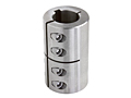 One-Piece, Clamping Couplings - ISCC-Series / Metric One-Piece Industry Standard Clamping Couplings w/Keyway MISCC-Series