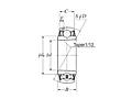 Adapter Type Bearings - Dimensions 