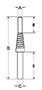 Deluxe Tapered Type Mandrels for Cartridge Rolls