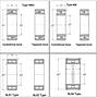 Double Row Cylindrical Roller Bearings - Dimensions 