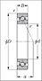 Eco-Friendly Angular Contact Ball Bearing - HSFL Type - Dimensions 