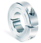 One-Piece Clamping Collar Recessed Screw H1C-Series, Aluminum