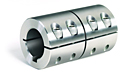 Metric One-Piece Industry Standard Clamping Couplings w/Keyway MISCC-Series, Stainless Steel