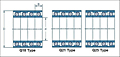 Quadruple Row Machline Angular Contact Ball Bearings - Dimensions