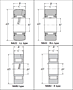 Roller Follower Yoke Type Track Roller Bearings w/ Inner Ring - Dimensions 3