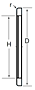 Side Plate for Cylindrical Roller Bearings - Dimensions 