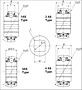 Farm Implement Square Bore Bearings - Spherical O.D. - Dimensions 