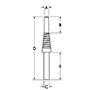 Standard Tapered Type Mandrels for Cartridge Rolls