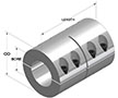 Two-Piece Industry Standard Clamping Coupling