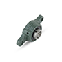 Two Bolt Rhombus Flanged Unit, Ductile Cast Housing, Set Screw, UCFE Type - 2